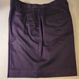 Liz Claiborne navy twill shorts, size 16